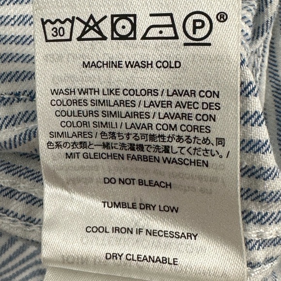 NWT Outerknown Station Jumpsuit Salt True Blue Stripe - Picture 14 of 15